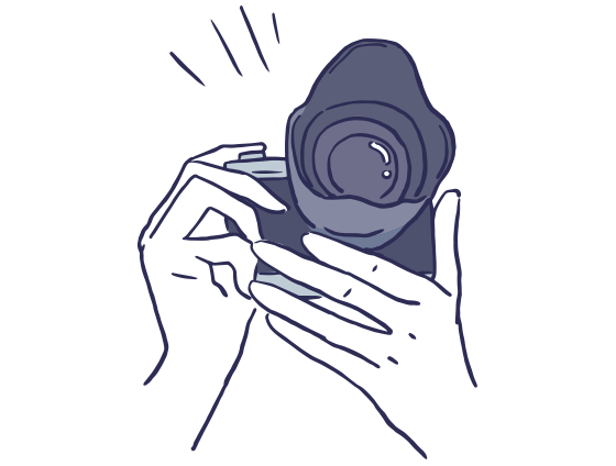 カメラ　イラスト