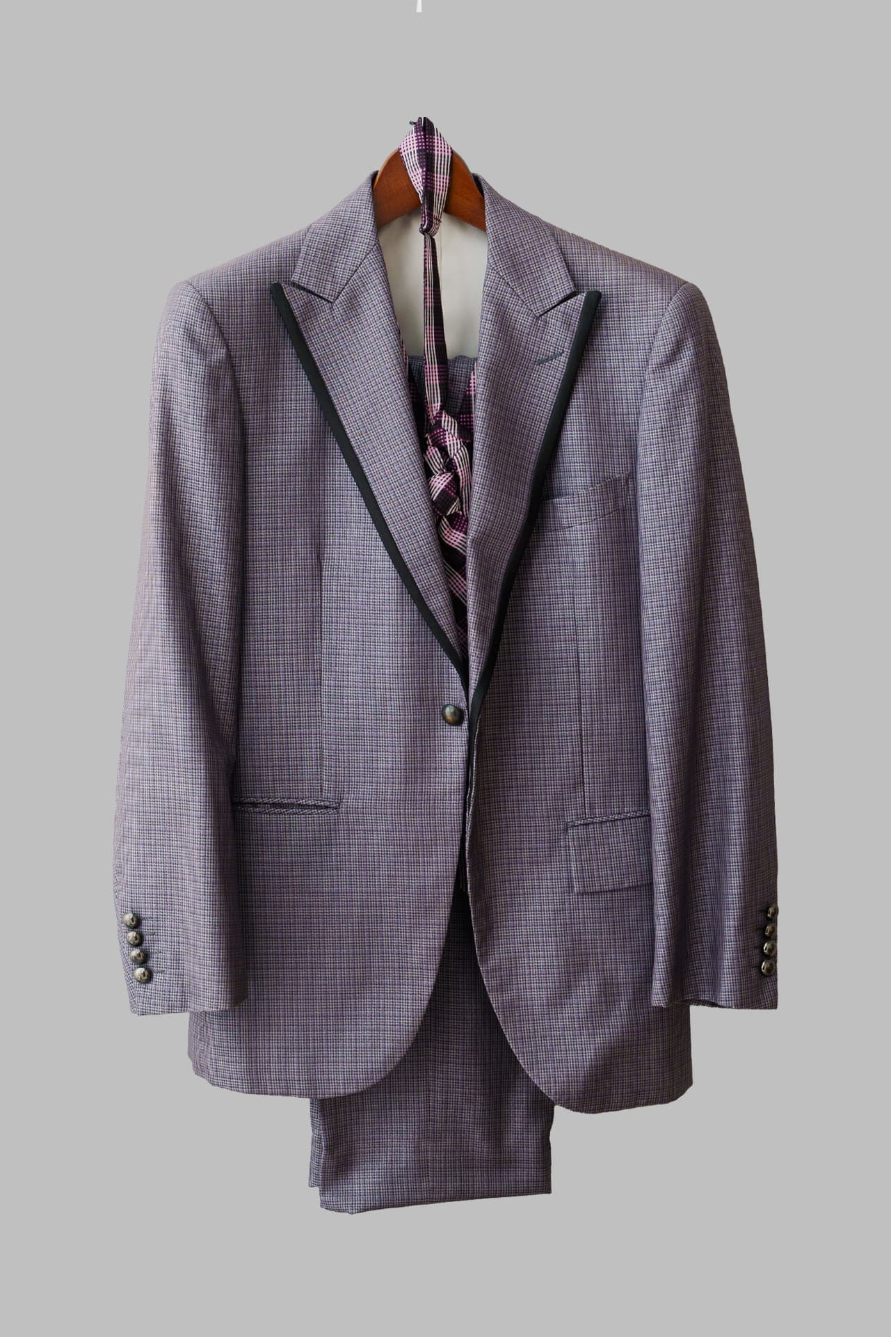 タキシード　グレー