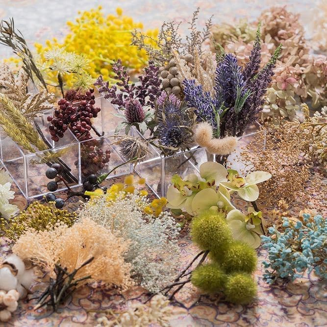 髪飾り　ブリザードフラワー