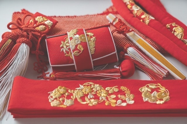 和装6点セット　筥迫　懐剣