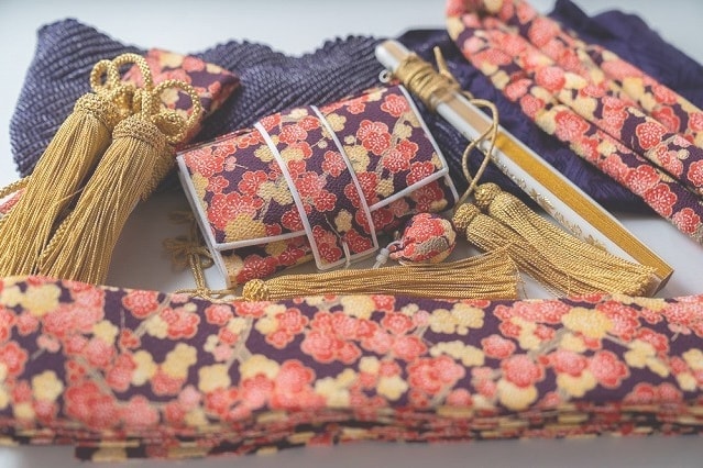 和装6点セット　筥迫　懐剣