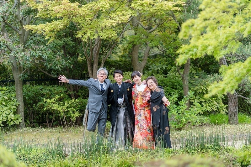 集合写真　家族　結婚