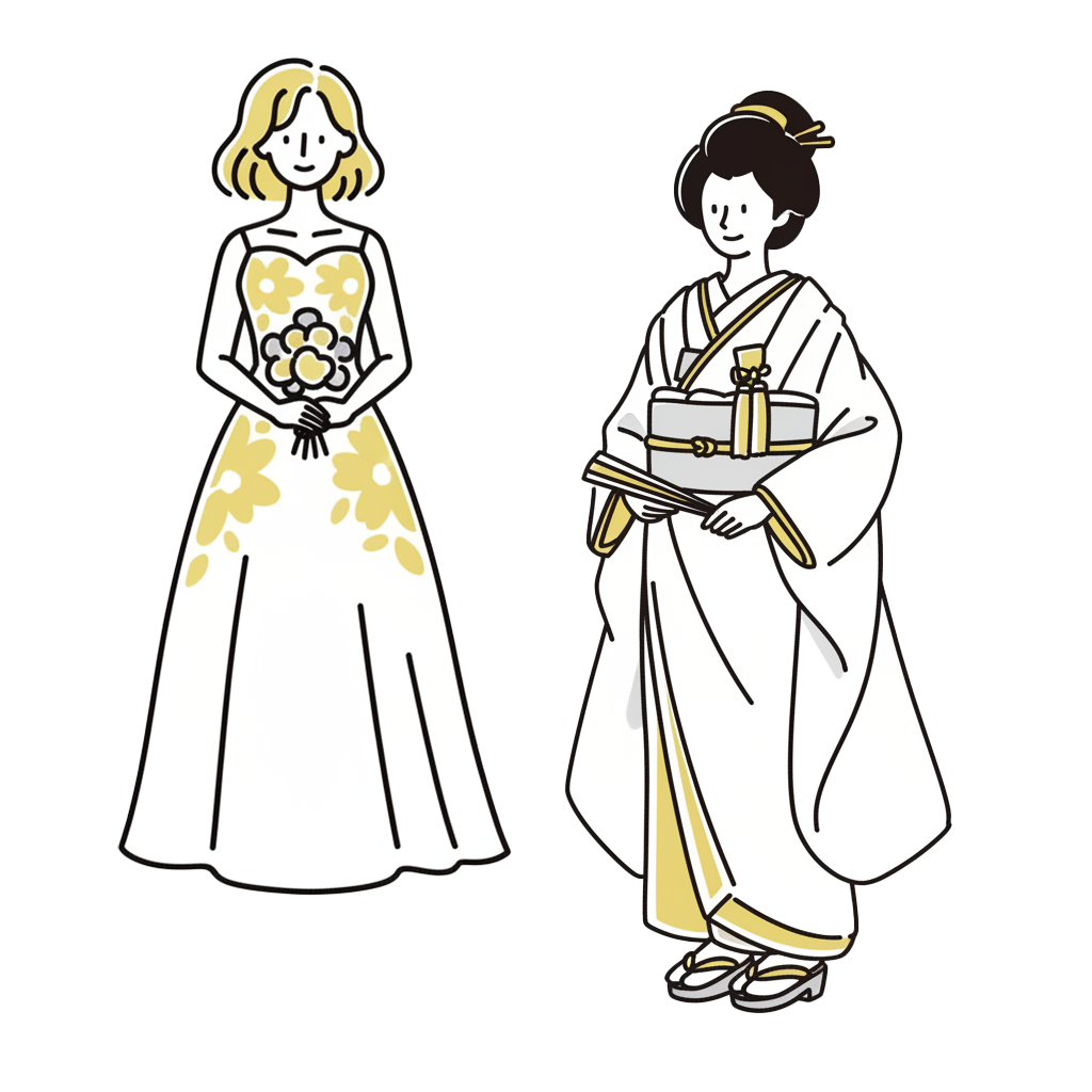 花嫁　イラスト